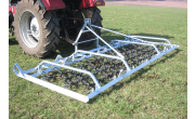 Mounted chain harrows