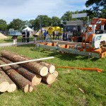 Norwood MX34 band sawmill being demonstrated at the APF show 2012