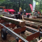 Norwood HD36 being demonstrated at the Confor woodland show 2015