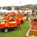 Norwood Band sawmill and Timberwolf on display at the RWAS show 2011