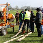 Norwood HD36 bandsaw mill being demonstrated at our open day March 2017