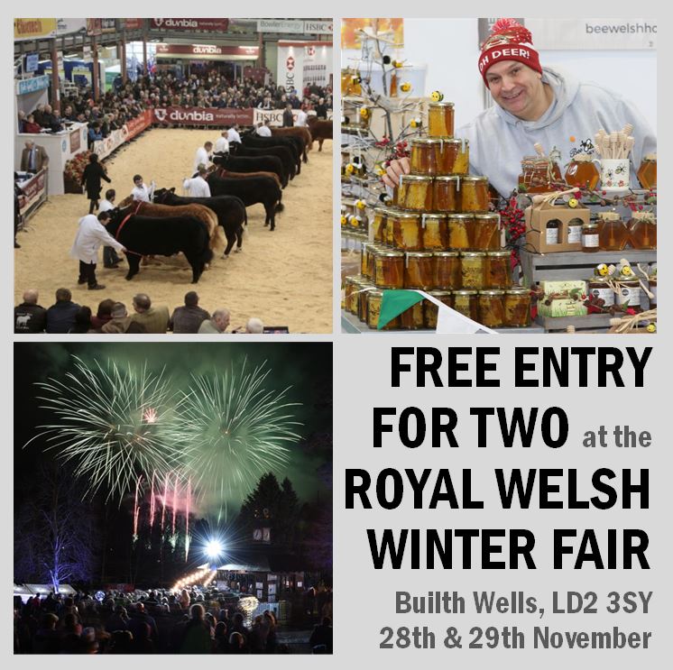 FREE TICKETS to attend the Welsh Winter Fair Davies Implements